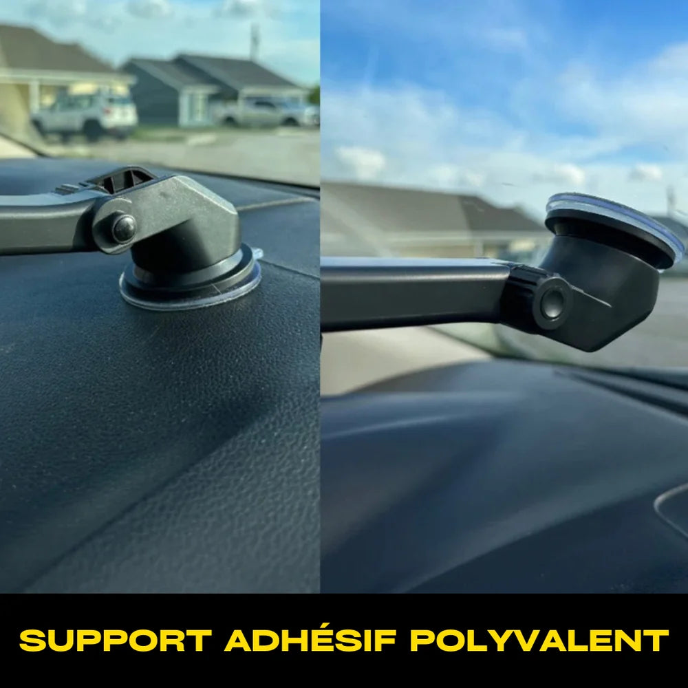 pare brise support adhesif